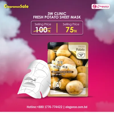 3W Clinic Fresh Potato Sheet Mask
