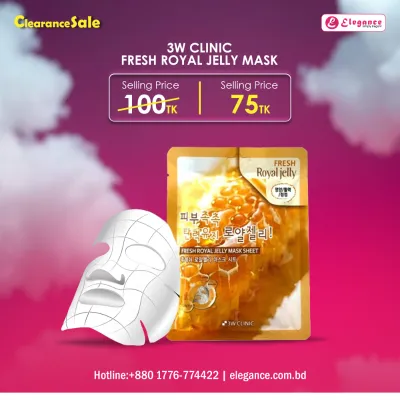 3W Clinic Fresh Royal Jelly Mask Sheet