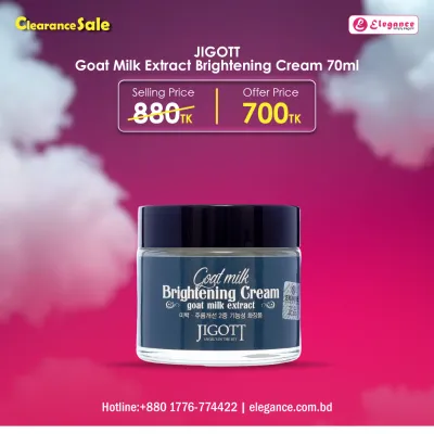 JIGOTT Goat Milk Extract Brightening Cream -70ml