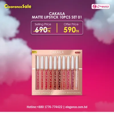 Cakaila Matte Liprstickr Set 10pcs Set 01