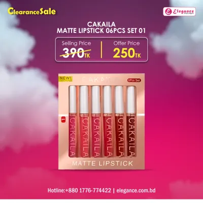Cakaila Matte Lipstick 06Pcs Set (03)