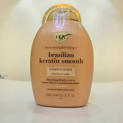 OGX Brazilian Keratin Smooth Conditioner Smooth & Sleek 385ml