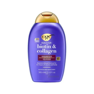 OGX Biotin & Collagen Shampoo Volumising 385ml