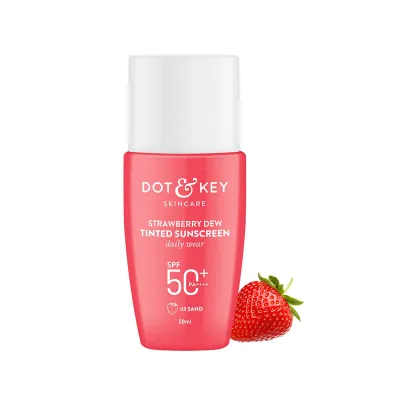 Dot and Key Strawberry Dew Tinted Sunscreen SPF 50+ PA++++ (03 Sand)