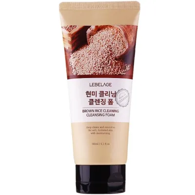 LEBELAGE - Brown Rice Cleaning Cleansing Foam 180ml	