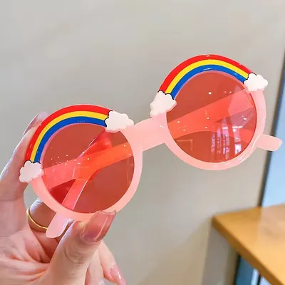 Rainbow Color Children Sunglasses