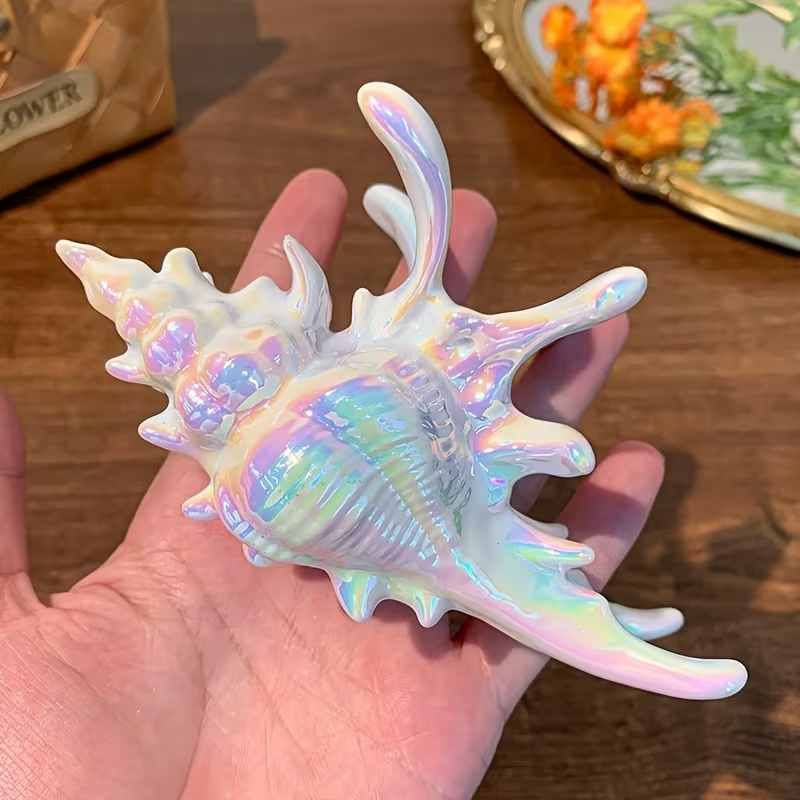 Sea Shell Acrylic Conch Hair Claw