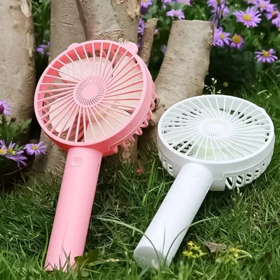 USB Rechargeable Cat Ears Portable Handheld Fan