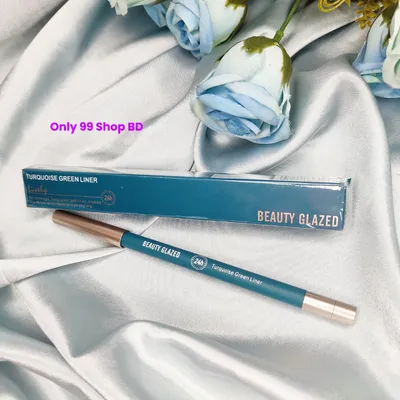 Beauty Glazed Turquoise Green Liner Kajol