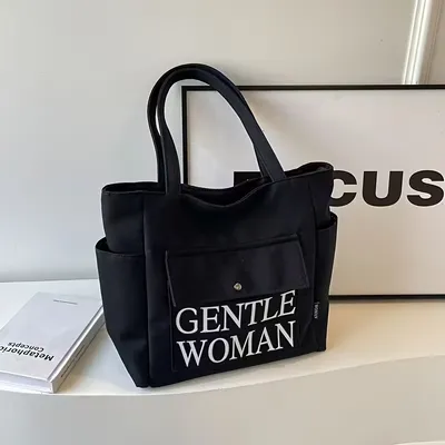Gentle Woman Large Capacity Tote Bag 