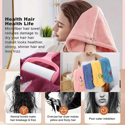 Quick-Drying Super Absorbent Hair Towel