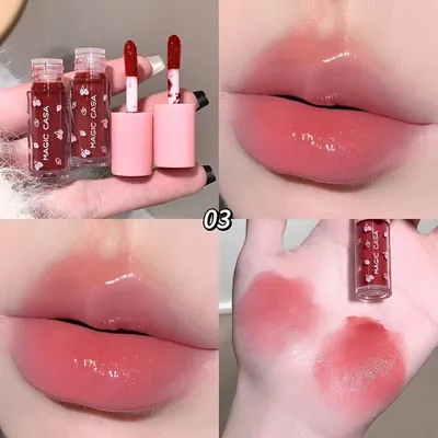 4 Pcs Rabbit Glossy Mini Lip Gloss Set