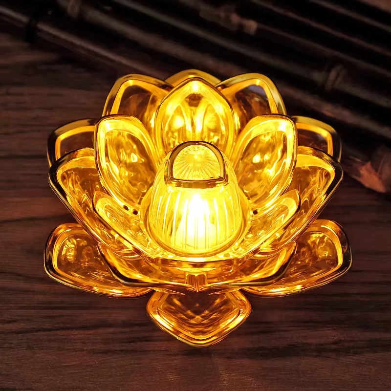 LED Lotus Flower Lamp (1 Pc)