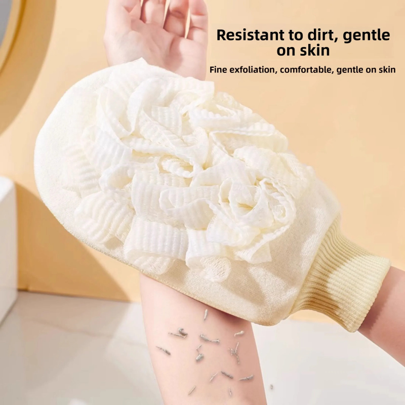 2-in-1 Exfoliating Bath Gloves (1 Pcs)