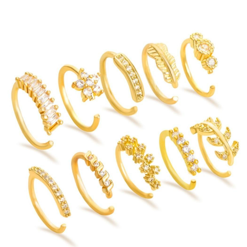 Stainless Steel Non-Pierced Clip Nose 