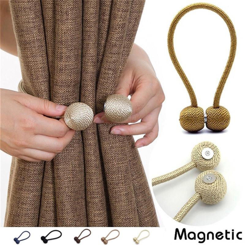 1 Pair Magnetic Curtain Buckle Tieback