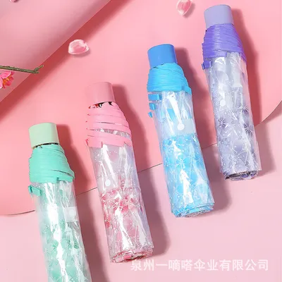 Cherry Blossom Transparent Clear Umbrella