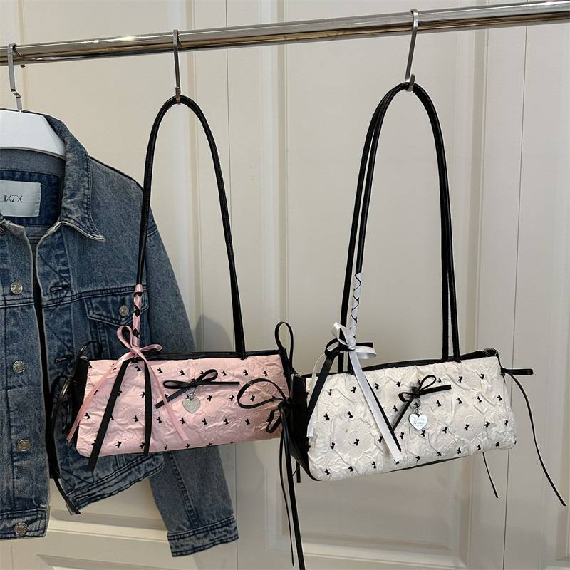 French Bow Ribbon Shoulder Bag