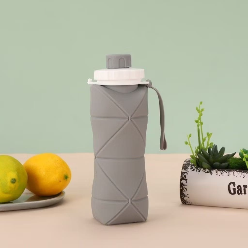 Silicone Folding Water Bottles (600ML)
