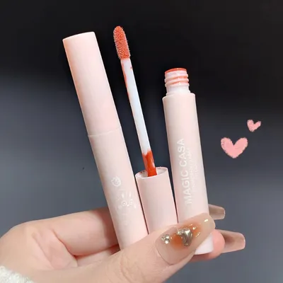 6 Pcs Strawberry Rabbit Lip Glaze Set