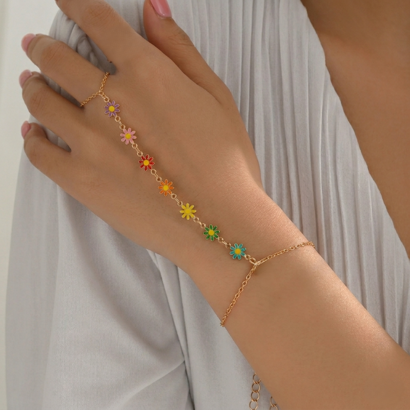 Multicolor Daisy Aliban Bracelet