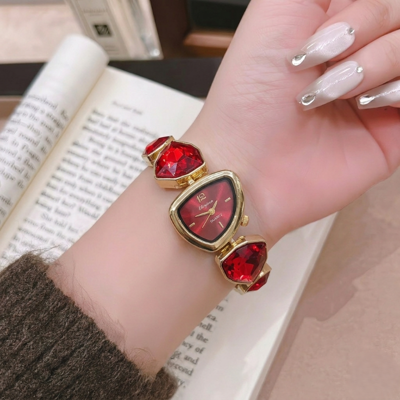 Women's Uniquely Shaped Rhinestone Watch