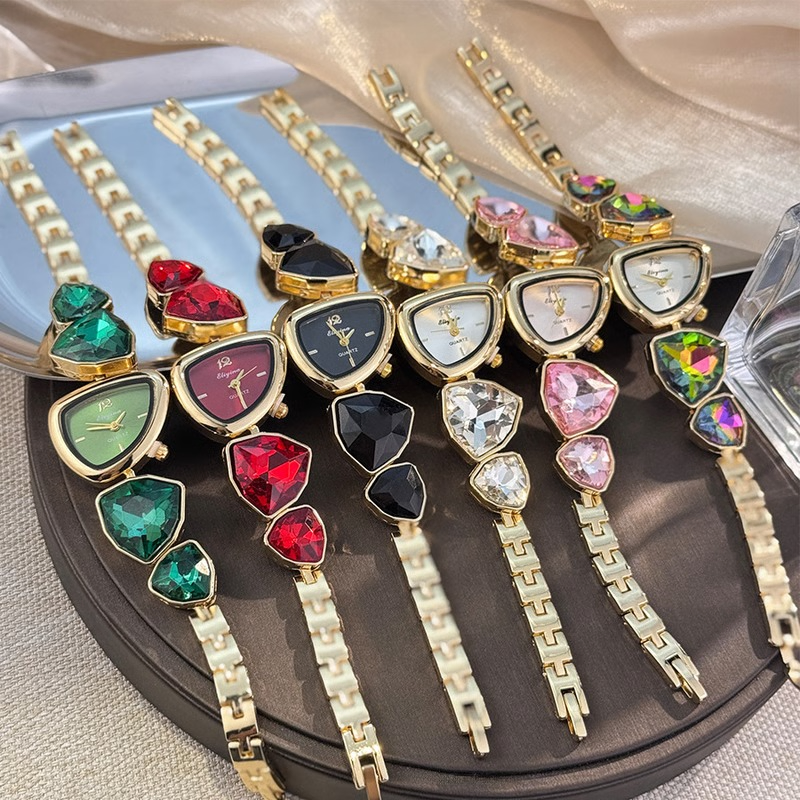 Women's Uniquely Shaped Rhinestone Watch