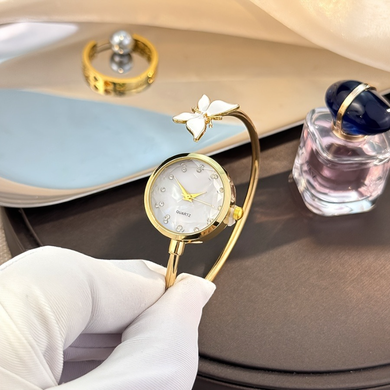 Vintage Women's Watch with Butterfly