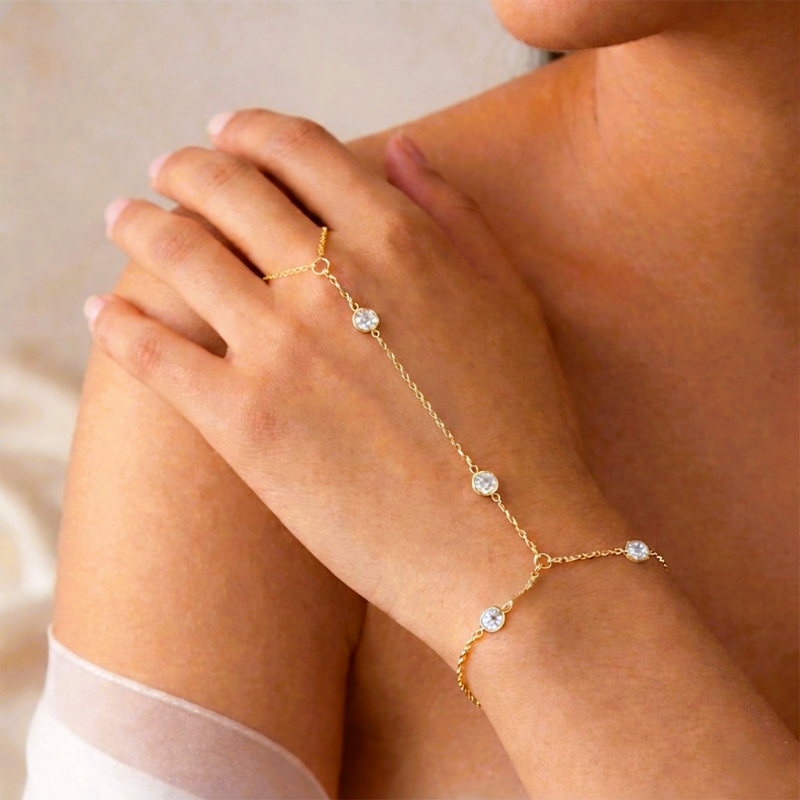 White Zircon Aliban Bracelet