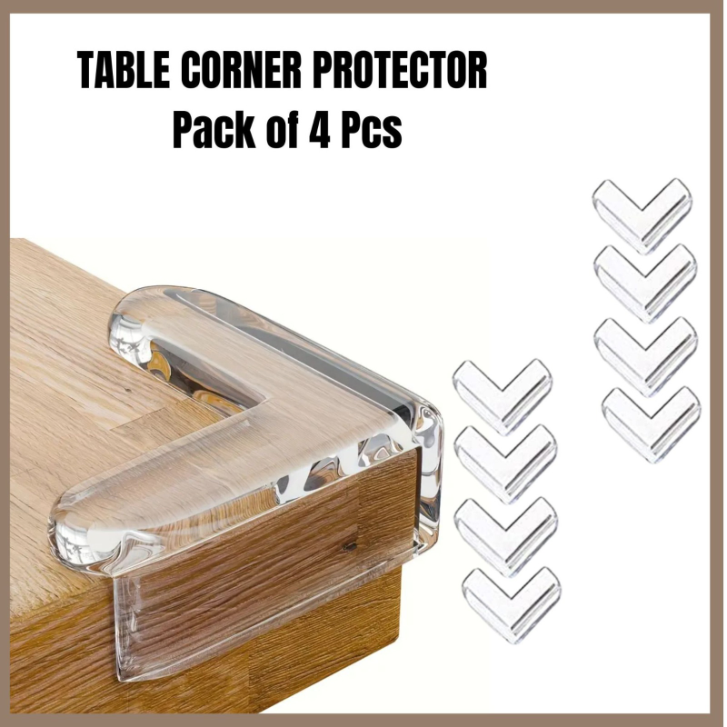 4 Pcs Silicone Table Corner Protector