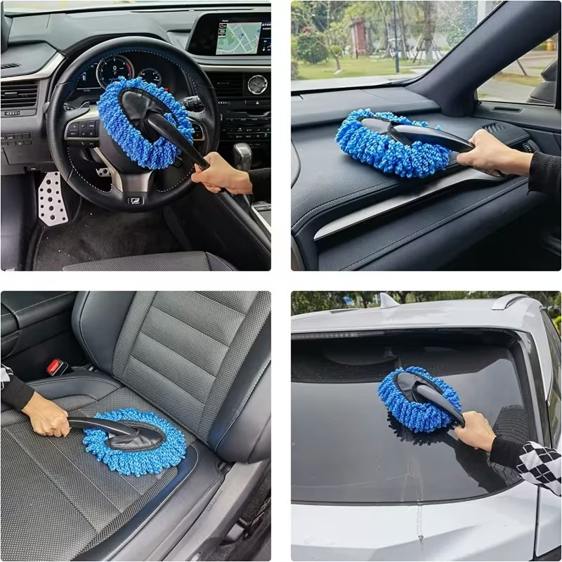 Portable Microfiber Car Cleaning Brush