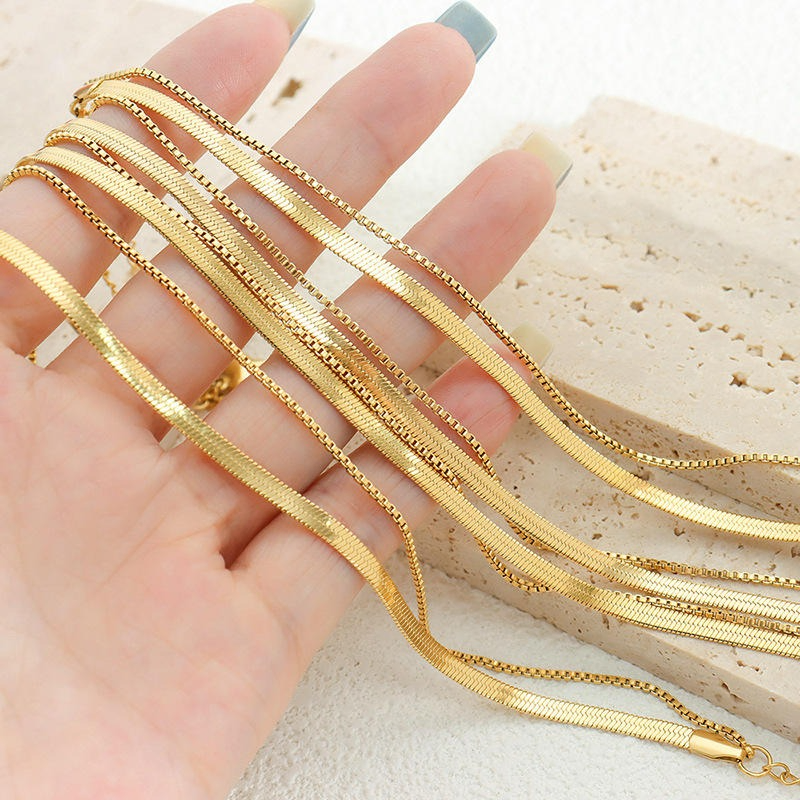 Double Layer Snake Chain Anklet