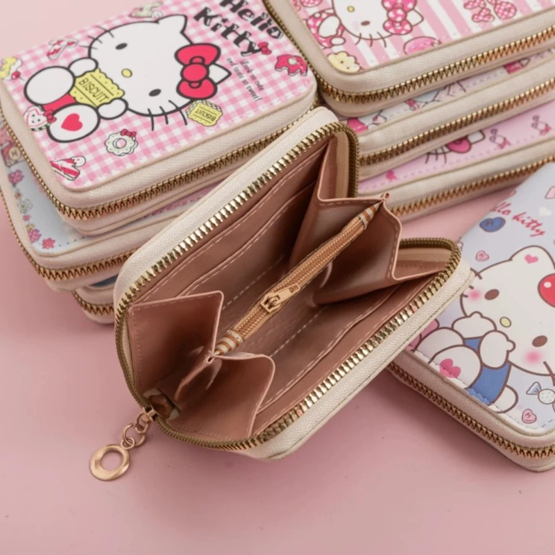 Kawaii Zip-Around Wallet Coin Purse