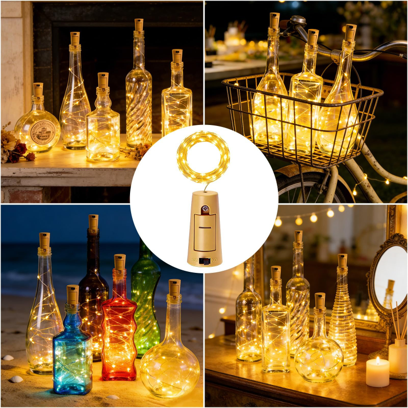 LED Bottle Cork String Lights (1 Pc)