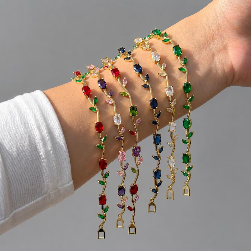 Luxury Trendy Tulip Flower Bracelet