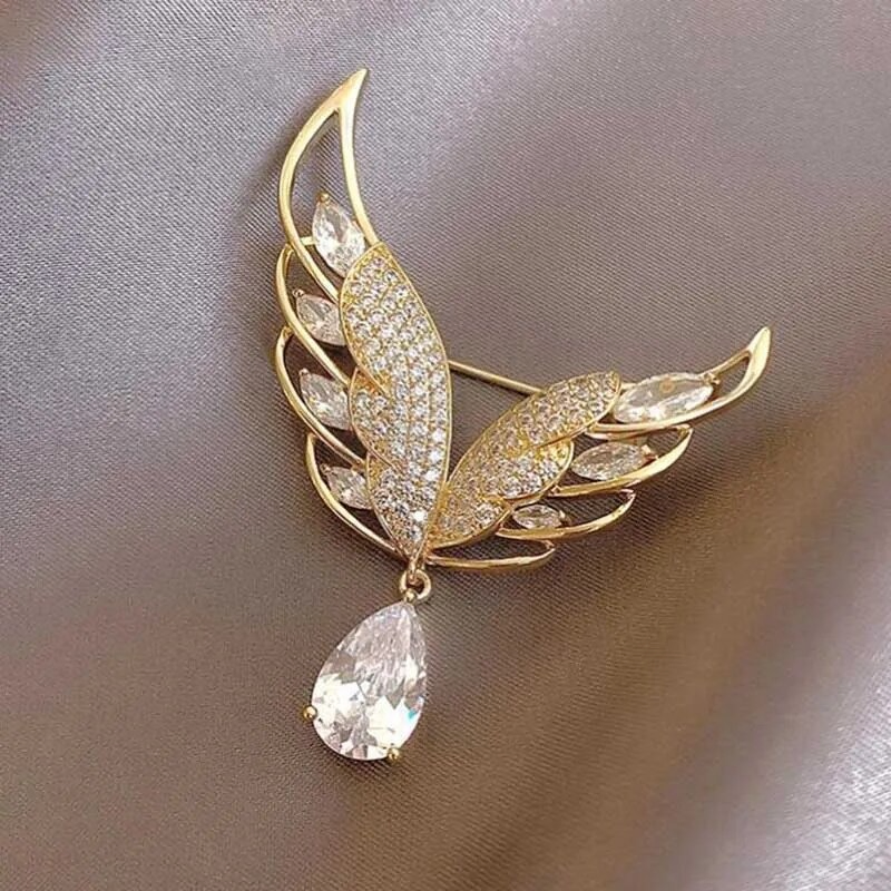 Angel Wings Hijab Brooch Pin