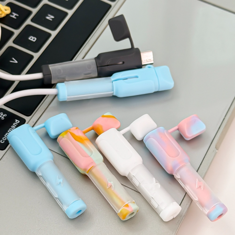 1 Pair Type-C To Type-C Charging Cable Protector (Type-B To Type-B)