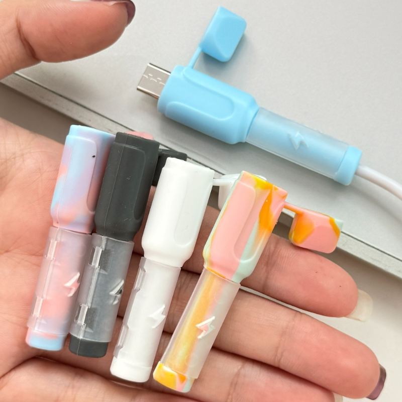 1 Pair Type-C To Type-C Charging Cable Protector (Type-B To Type-B)