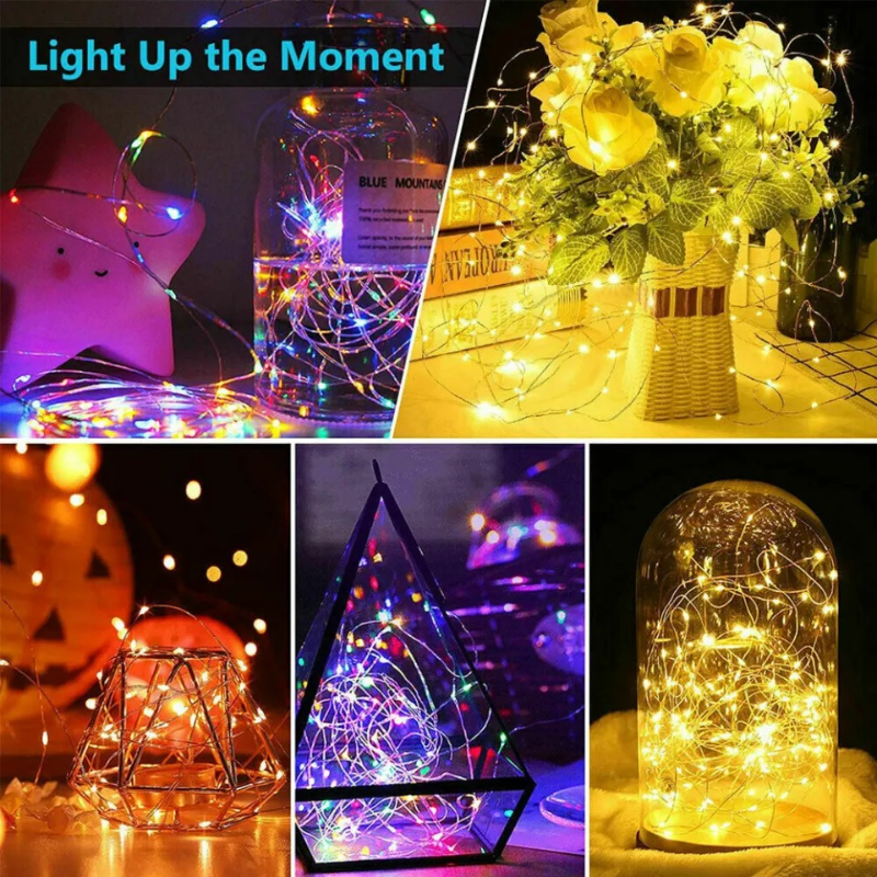 LED Mini String Fairy Lights (2pc)
