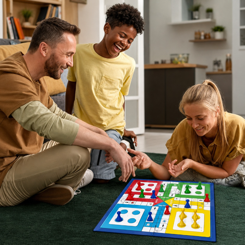 3 in 1 Ludo Board game (Ludo, Chess & Snake)