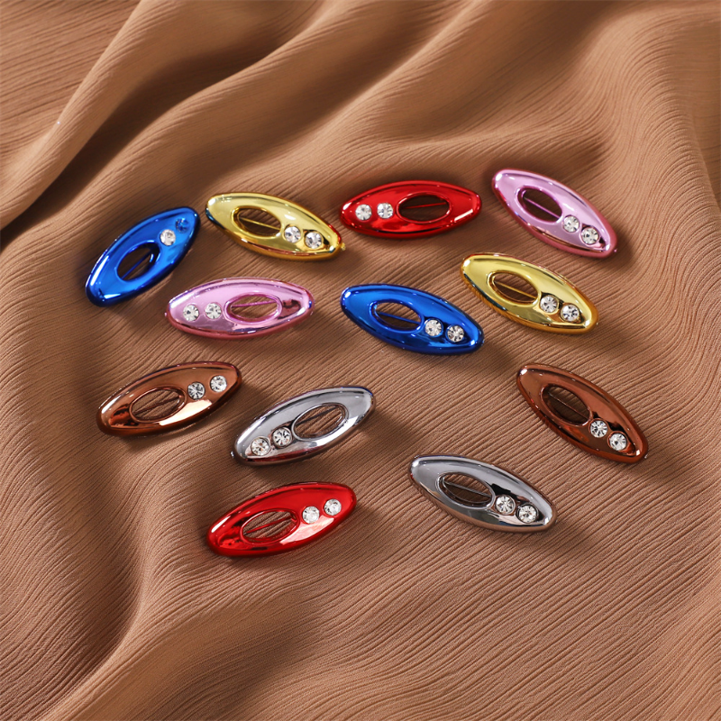 10 Pcs Rhinestone Decor Hijab Pin