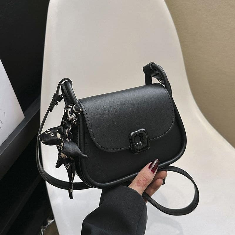 Square PU Leather Crossbody Shoulder Bag