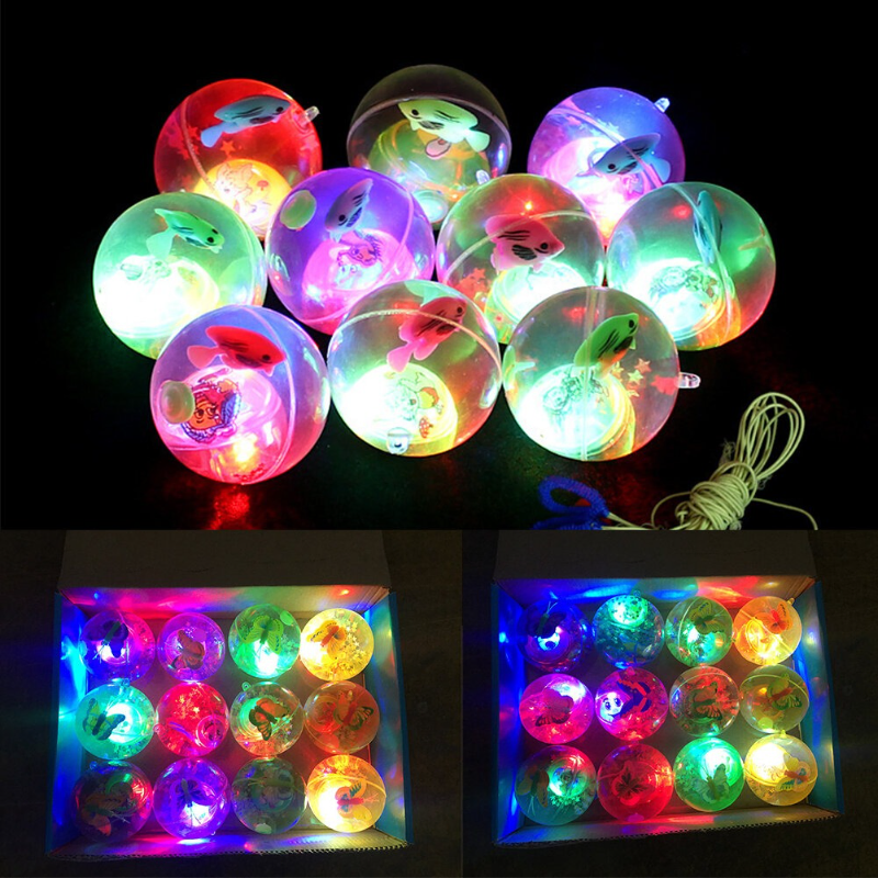 Transparent Luminous Jumping Ball Fish-Shaped (1 Pc)