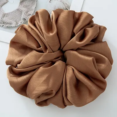Premium Muna Satin Scrunchies (4 Pcs)