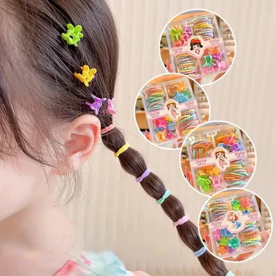 Cute Hair Ties and Hair Clips Accessories Set