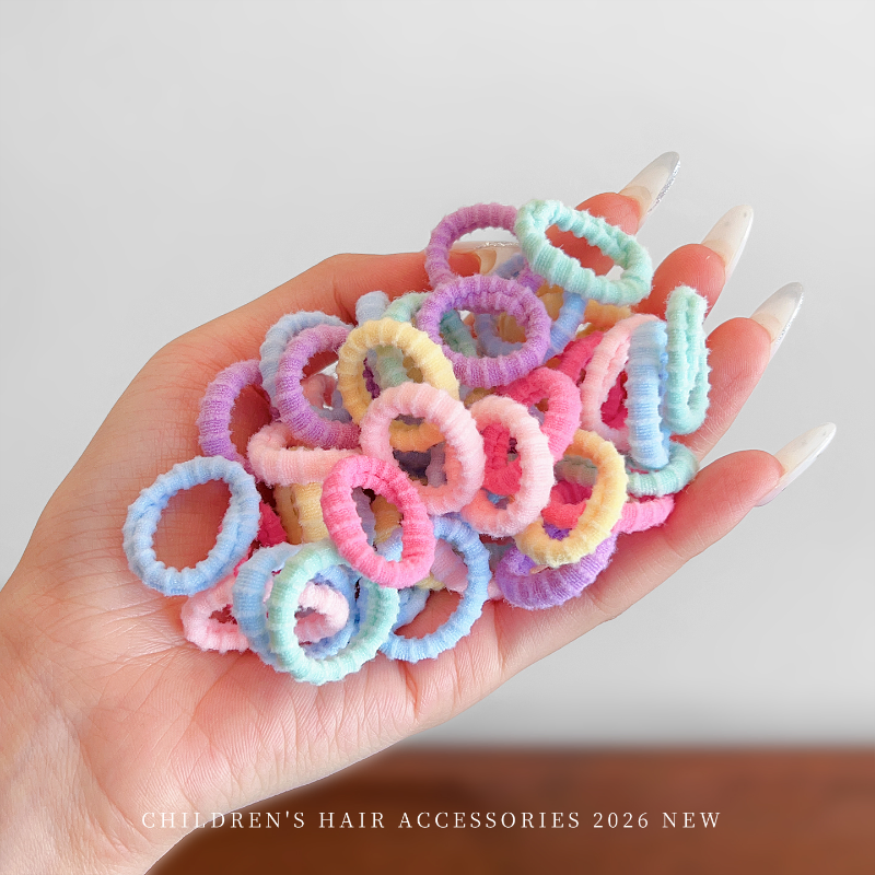 Korean Soft Knit Mini Hair Tie Set 