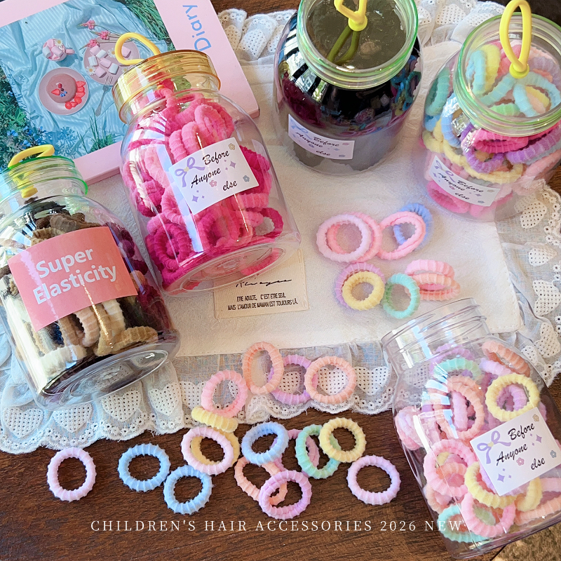 Korean Soft Knit Mini Hair Tie Set 