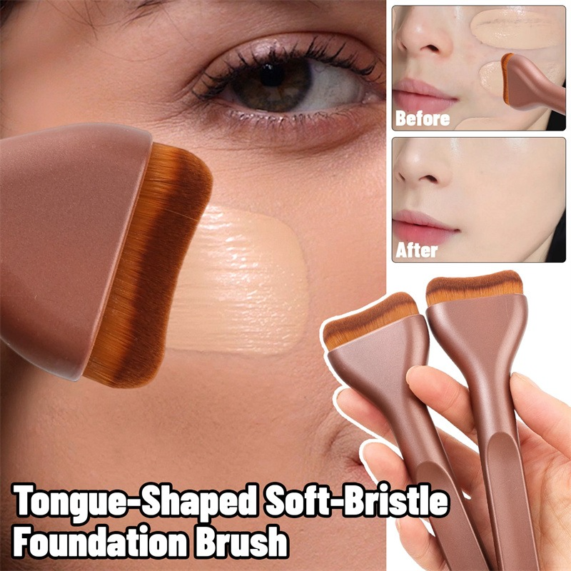 Professional Wave Curve Foundation Brush (1 Pcs)
