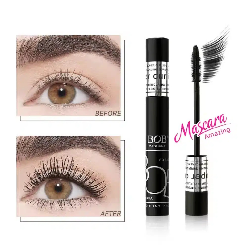 BOB Super Curl Mascara – Waterproof, Curling & Long-Lasting