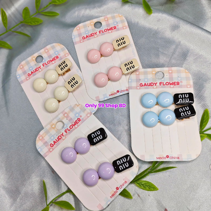 Korean Cute Hair Clip Set (2 Pata)